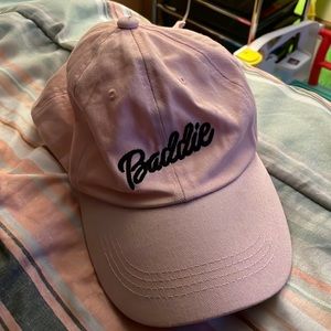 Pink “Baddie” hat💗